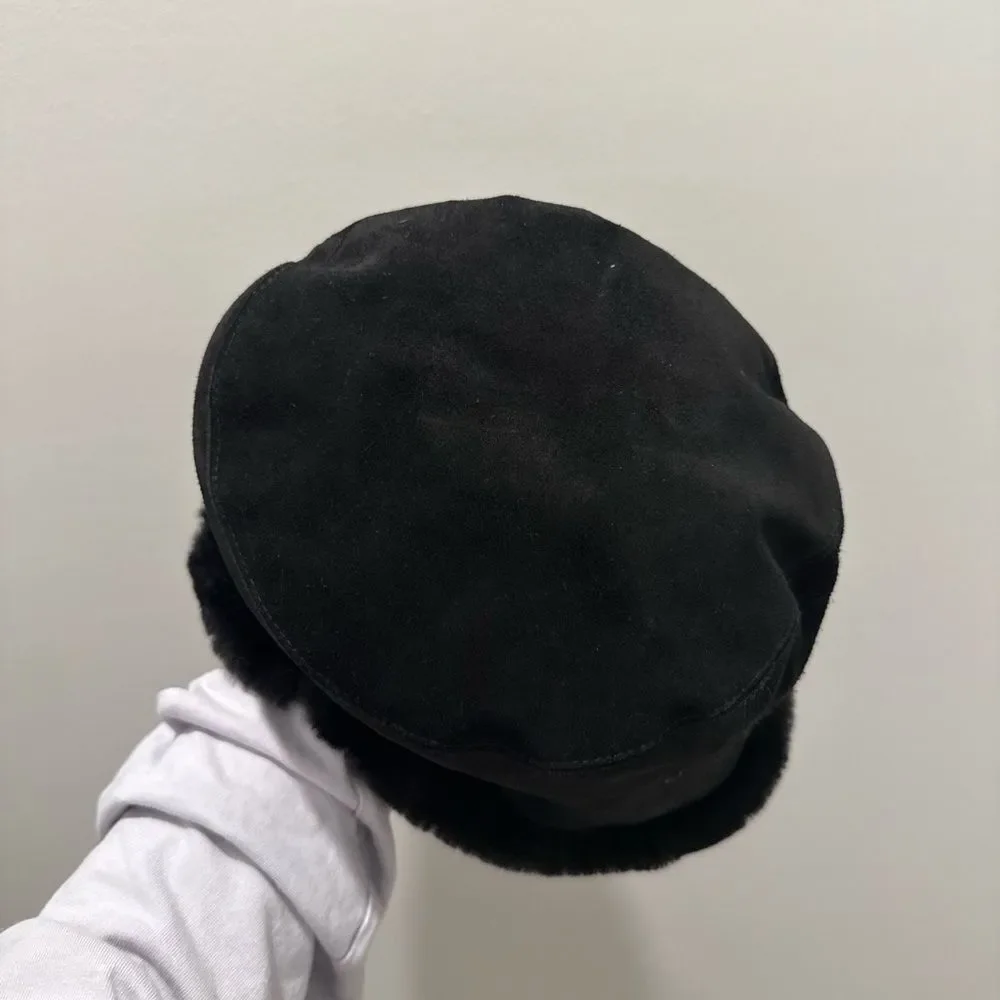 Eric Javits Black Faux Fur Bucket Hat - Picture 4 of 6